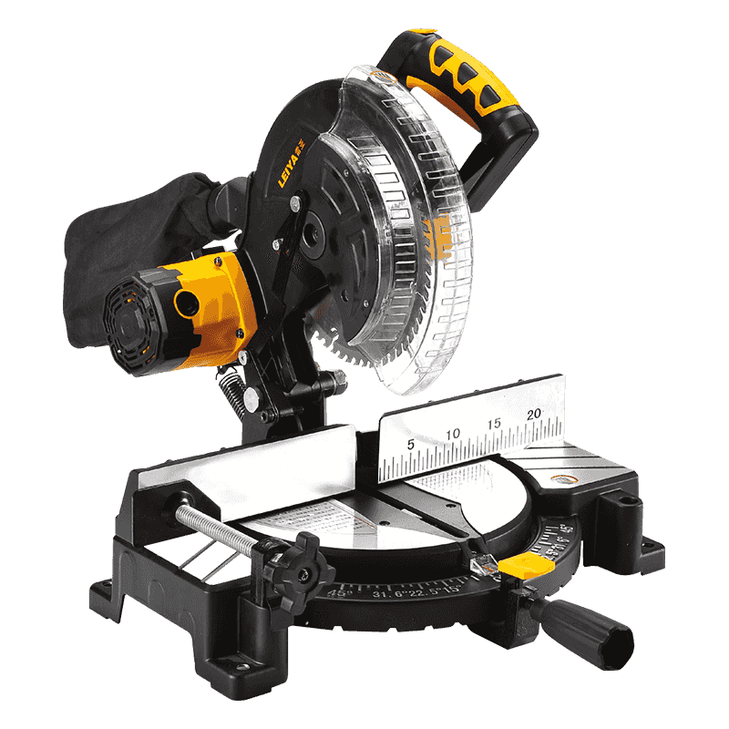 LEIYA255-01 Bench Tools 255mm Sliding Miter Cutting Saw Machine