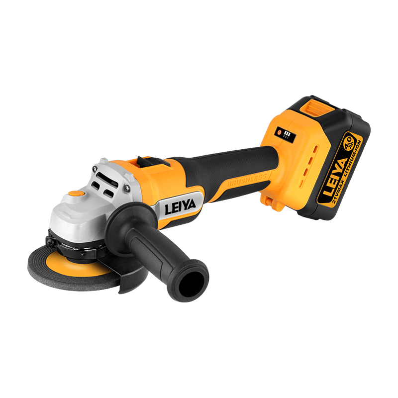 LEIYA-A1620  Lithium Electric Angle Mill Cutting Machine Power Tools 18V Angle Grinder 125mm Electric Mini Angle Grinder