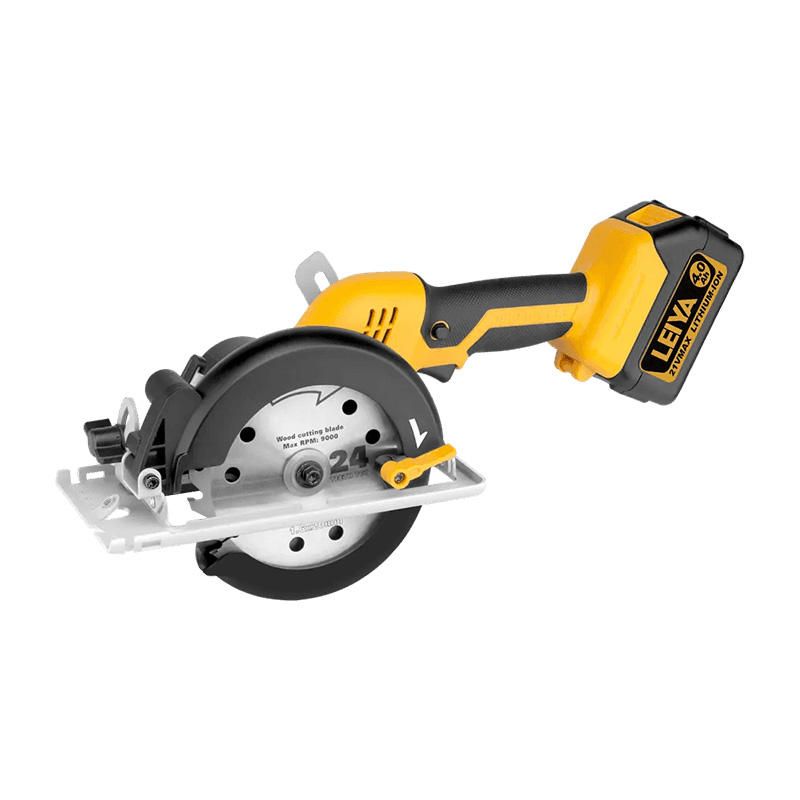 LEIYA-A2020 140mm High Speed Outer Rotor Lithium Electric Circular Saw Portable Cordless Power Tools Wood Metal Marble Cutting Machine