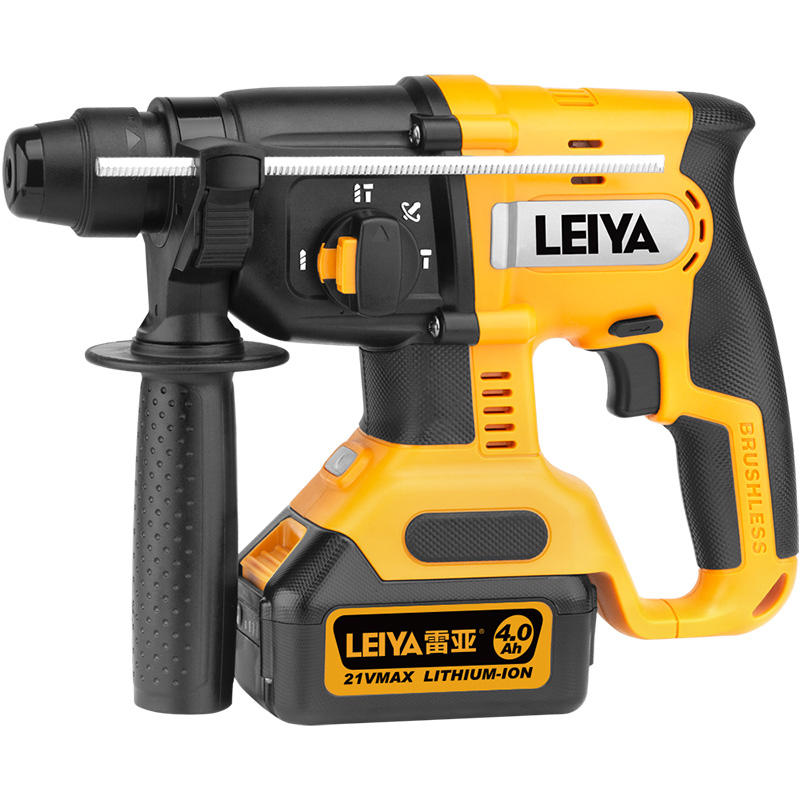 LEIYA-A7520 Cordless Lithium Brushless Hammer 18V Hammer Percussion Electric Drill